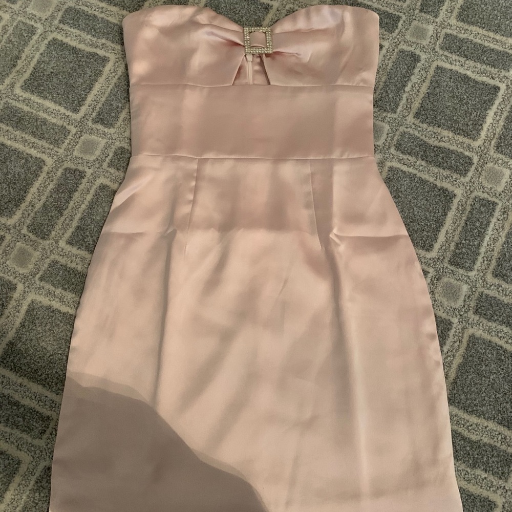 Meshki silk mini dress